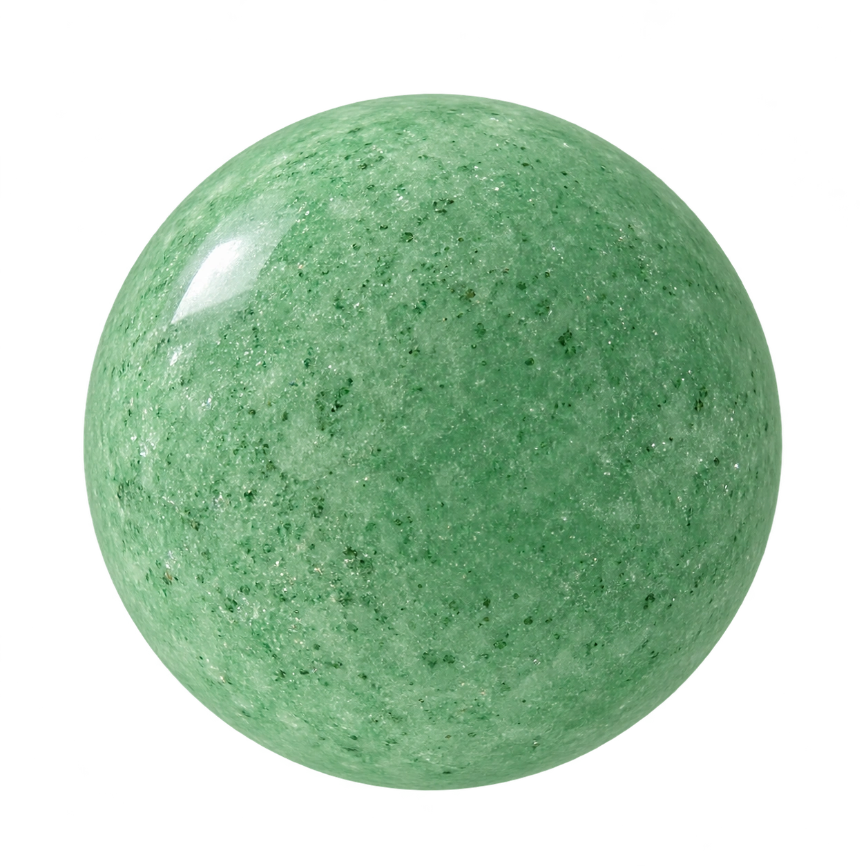 Green strawberry quartz