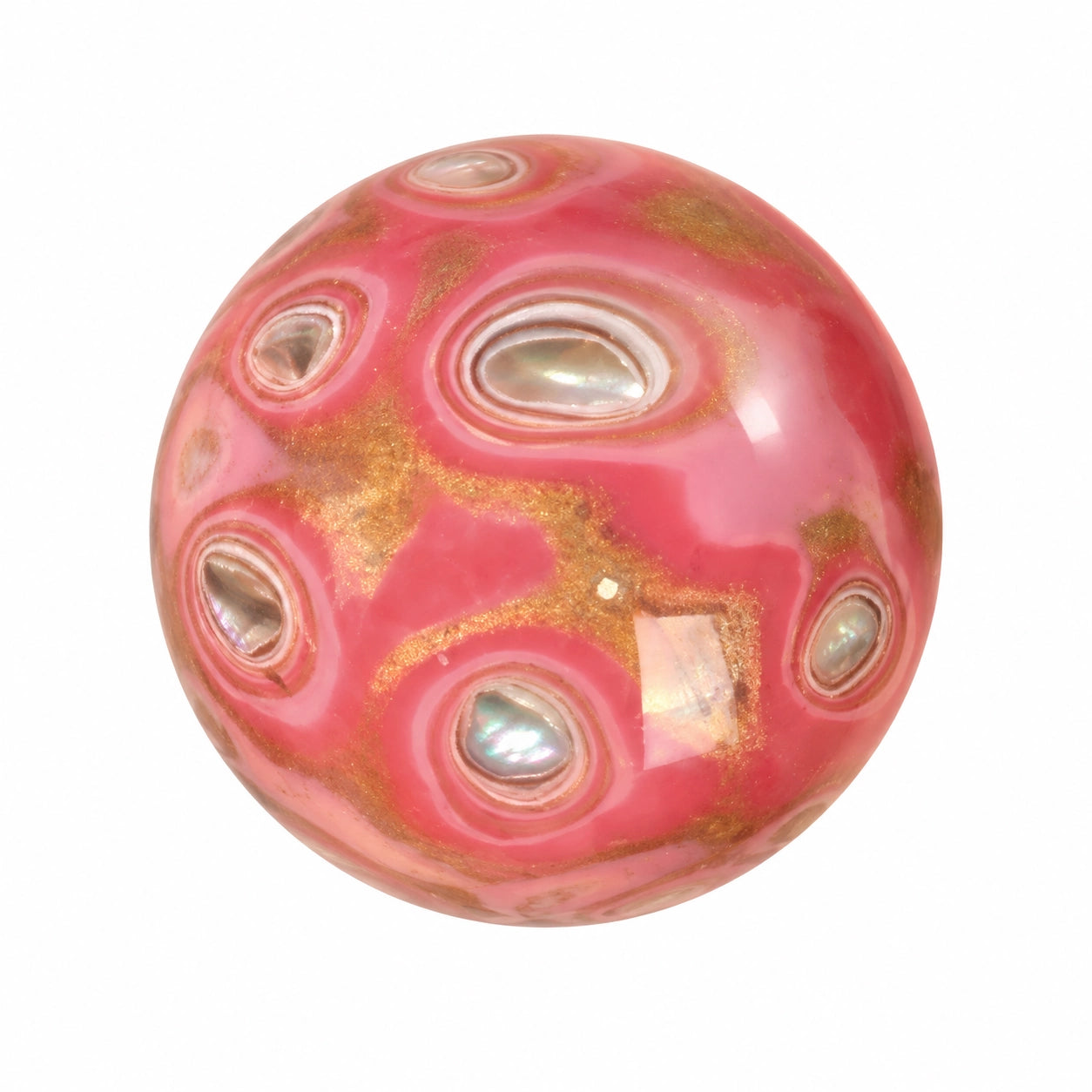 Shell inlay · pink lacquer