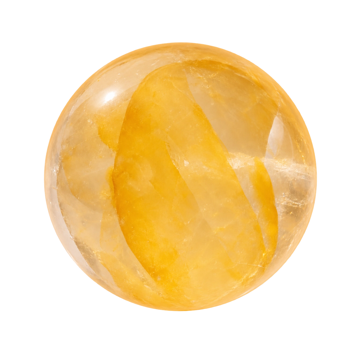 Golden flower quartz