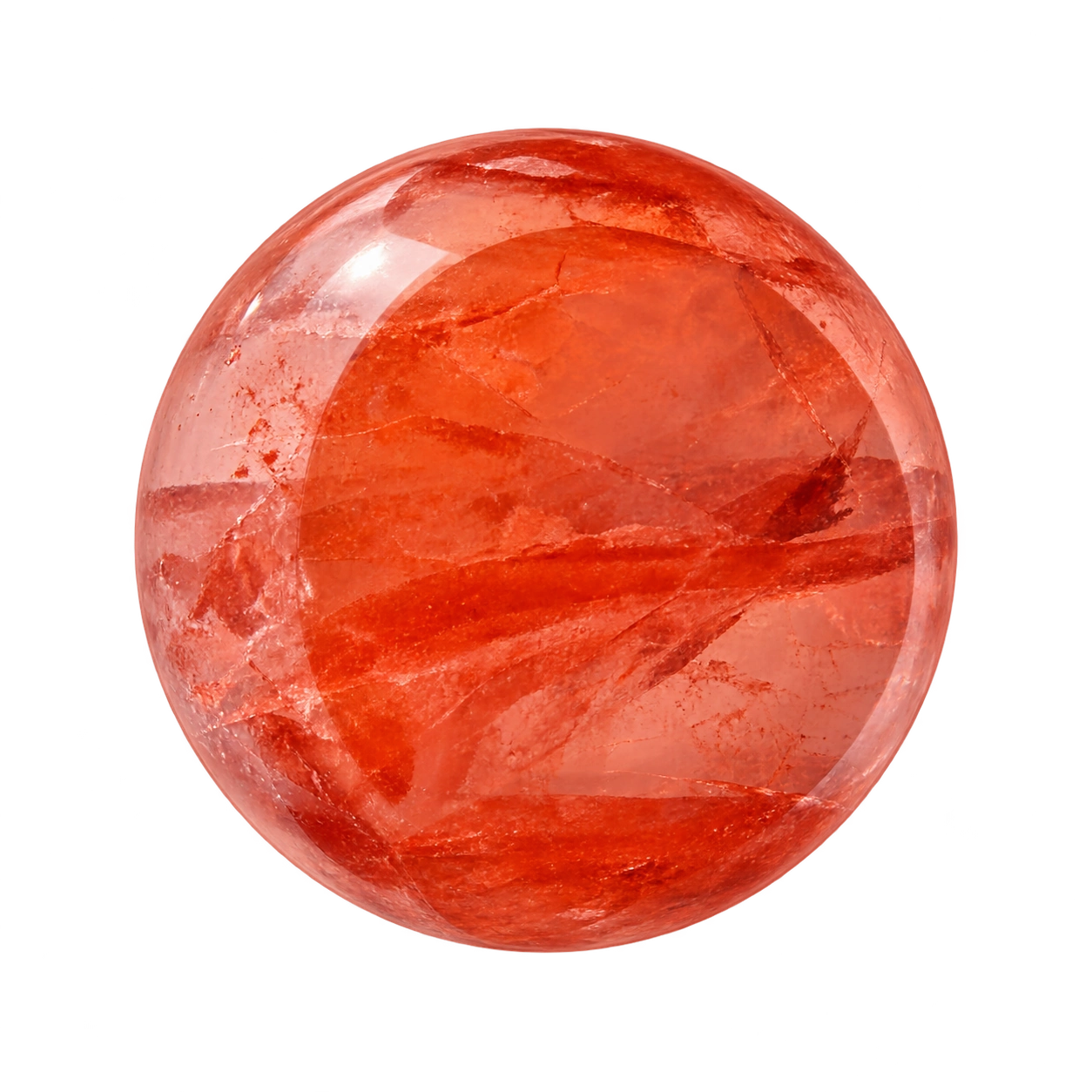 Red flower quartz